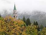 cortina, campanile della cjiesa